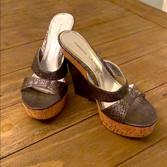 Chinese Laundry Shoes - Chinese laundry Size 7.5 Wedge Sandal